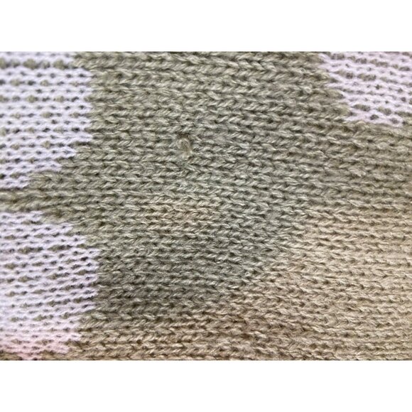 Shein Womens Sweater Medium Green White Floral Y2K Retro - Picture 7 of 8